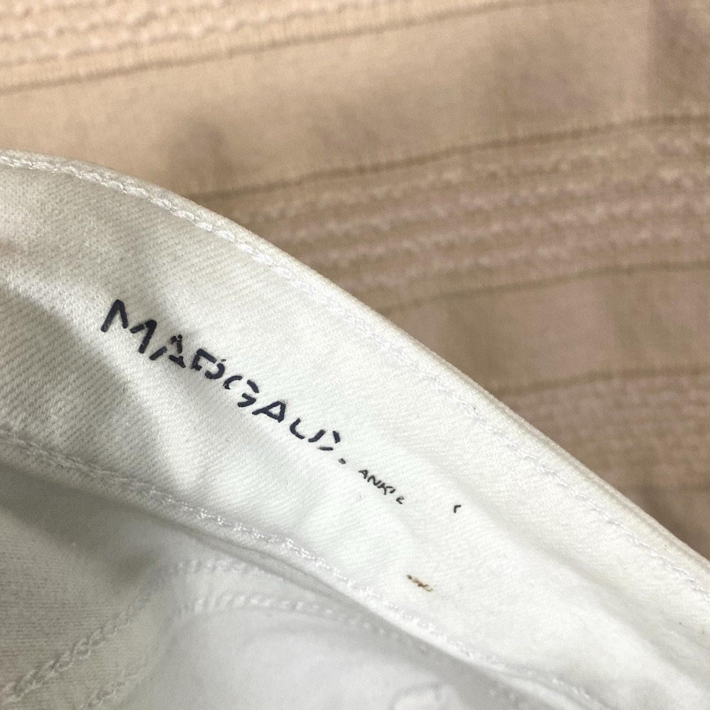 DL1961 Womens Sz 33 Margaux Instasculpt Ankle Skinny Jeans Hail White Cotton 27" - Picture 7 of 8
